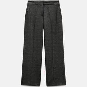 NWT ZARA SPARKLY STRAIGHT LEG PANTS